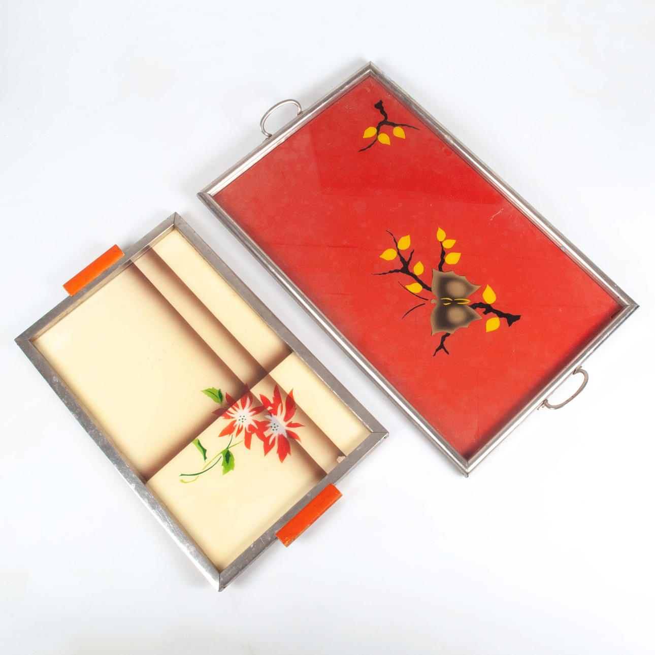 TRAYS, 2 Art Deco 1930s.