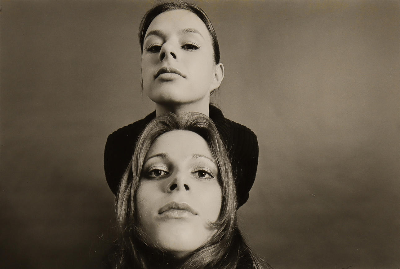 NILS-ERIK WIKEBÄCK. Double portrait.