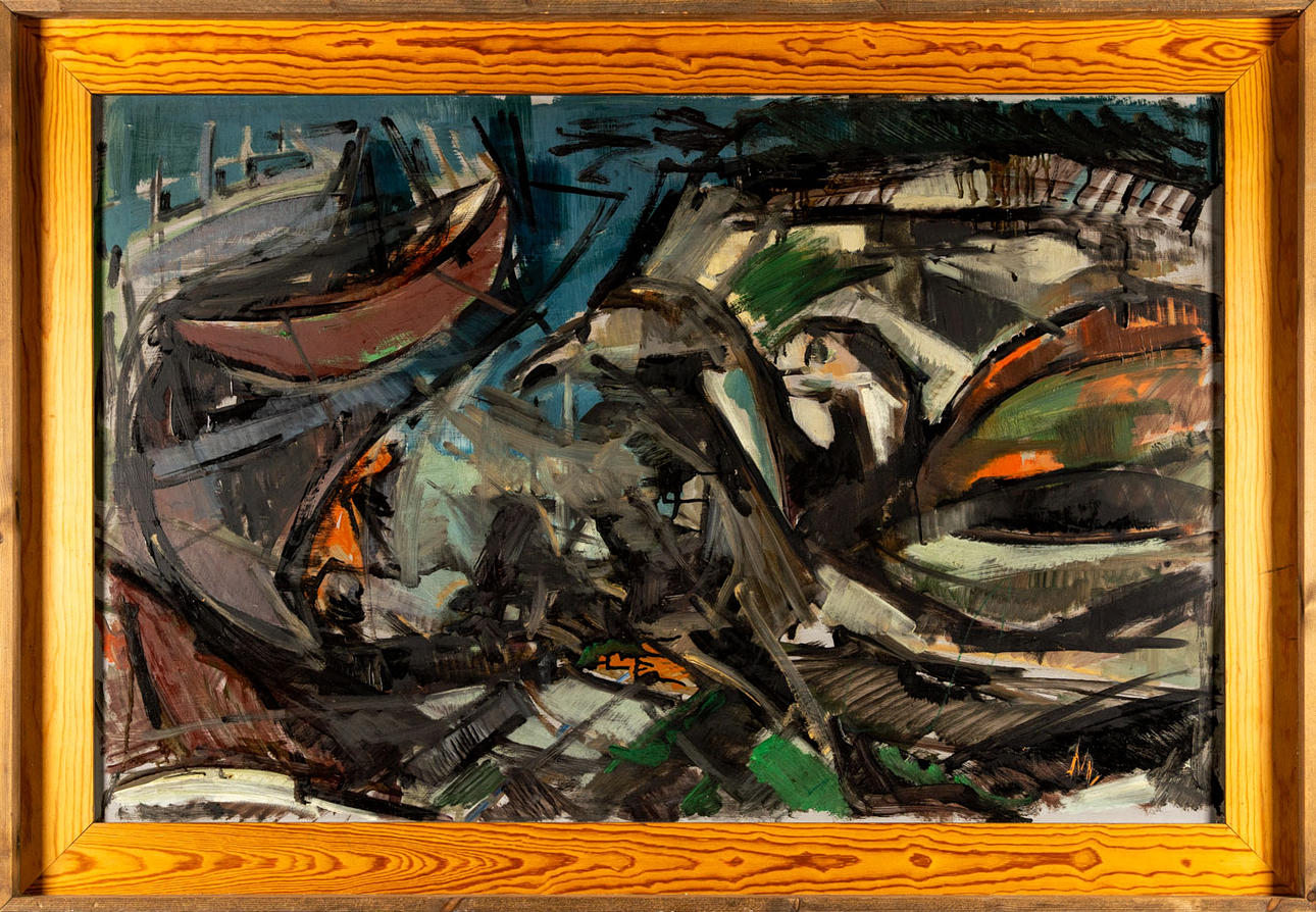 OIDENTIFIERAD KONSTNÄR. Oil on panel.