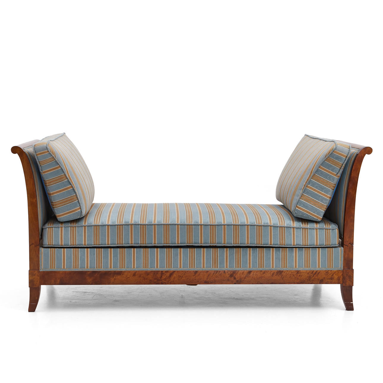 Sofa bed, upholstered birch, 1920/30s, Swedish Grace.