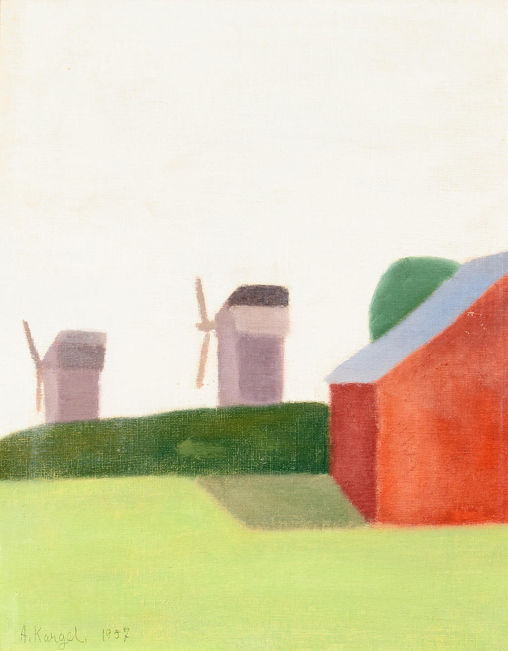 AXEL KARGEL. "Kvarnen Kolstad, Öland".