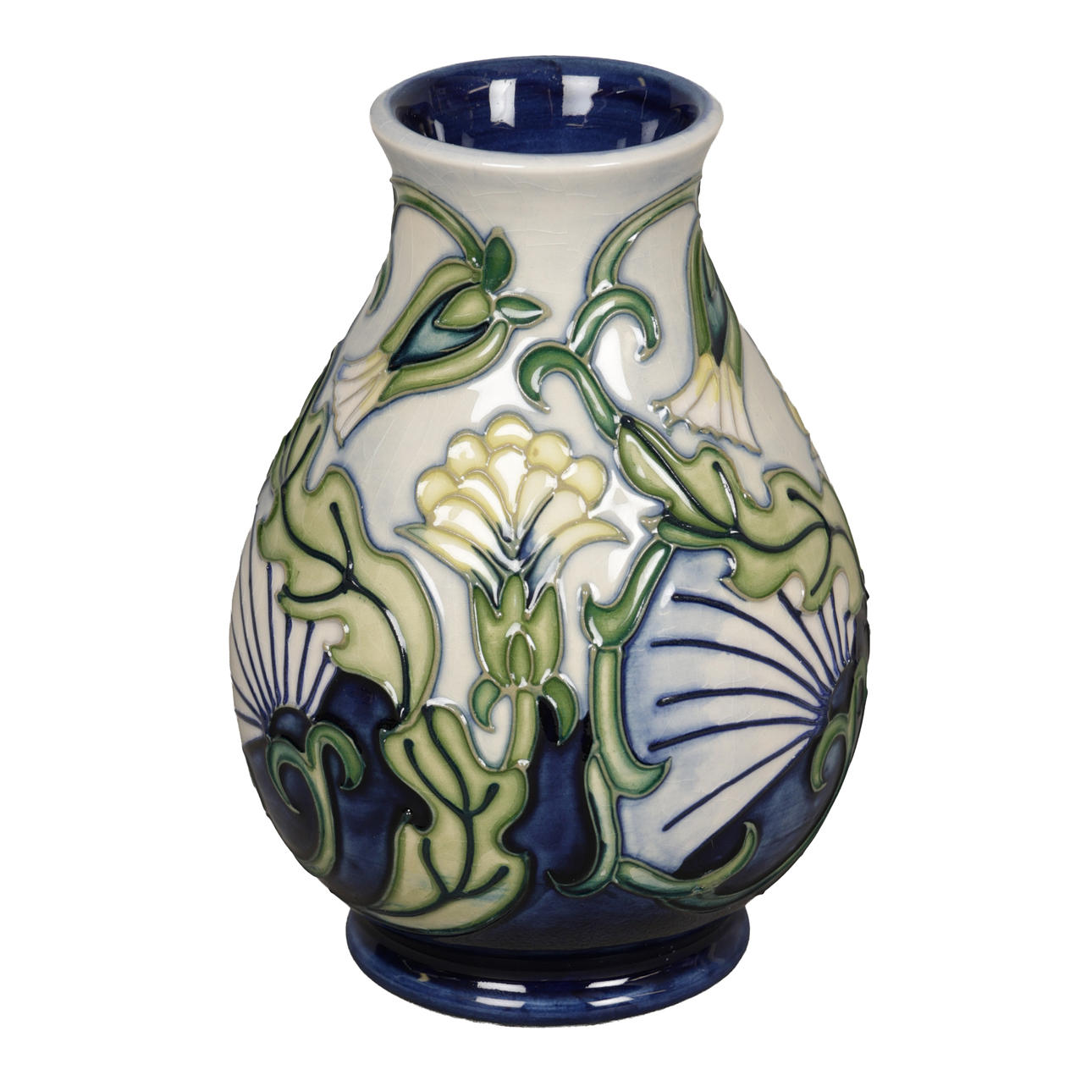 RACHEL BISHOP FOR MOORCROFT, BALUSTER VASE IN THE 