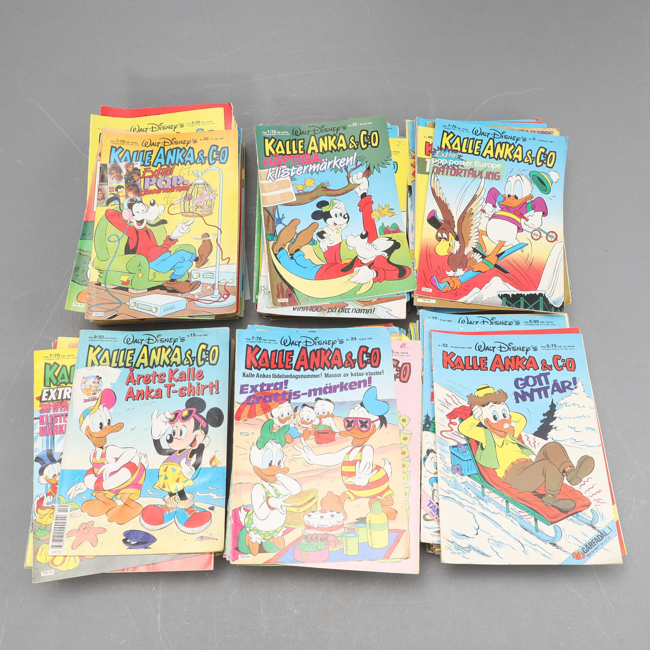 COMIC BOOKS, about 200 pieces, Donald Duck.