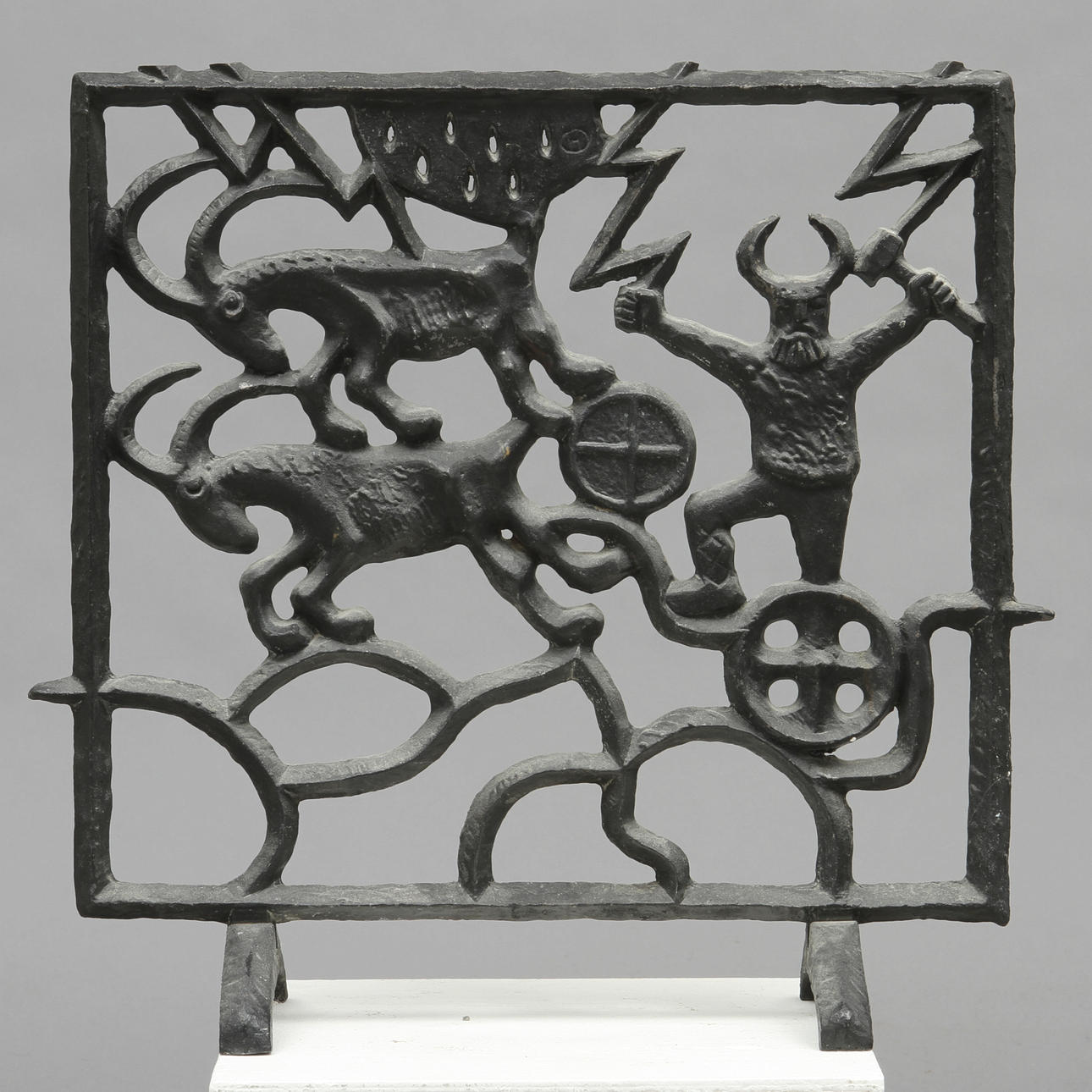 BRASSKÄRM, gjutjärn, Olle Hermansson.