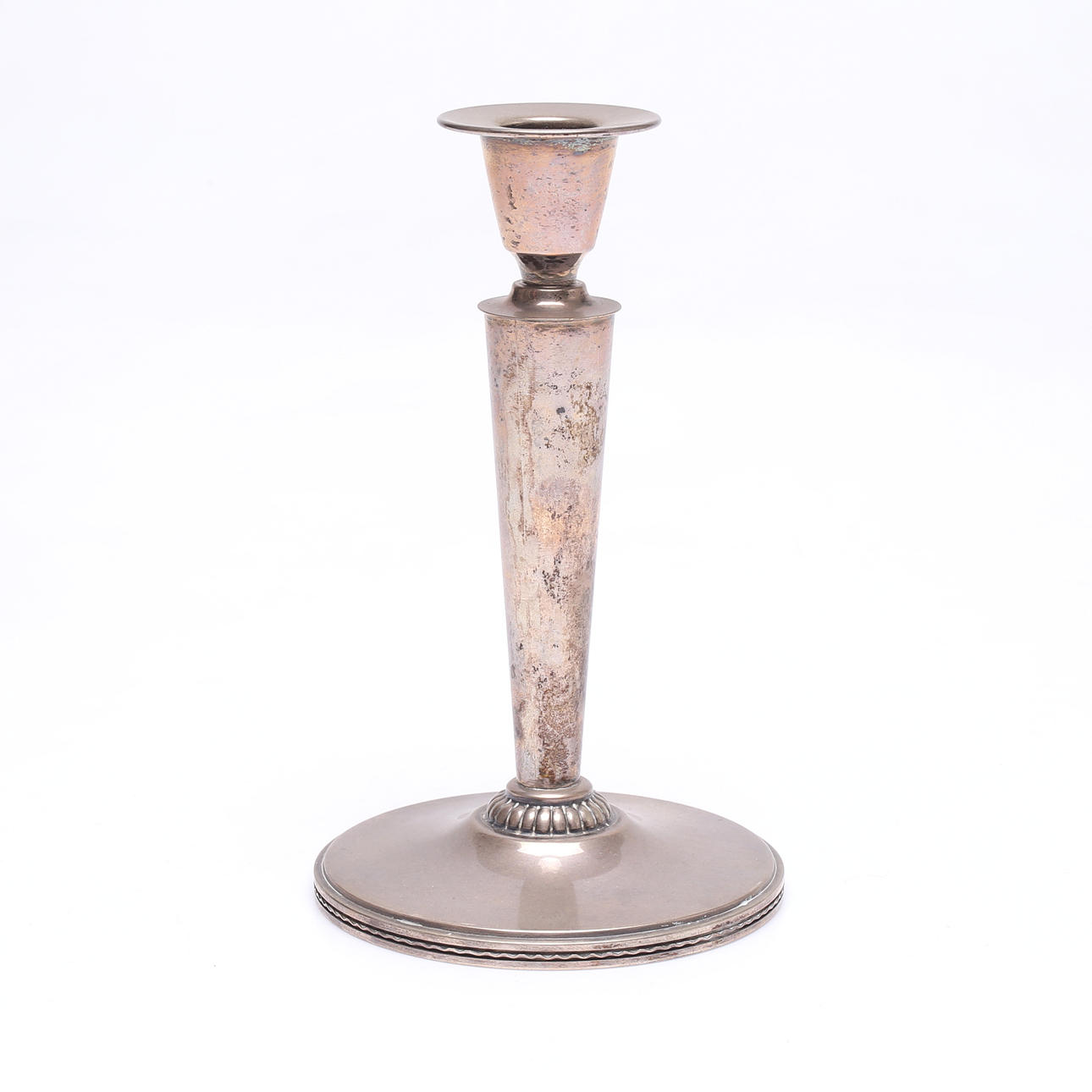 ERIC RÅSTRÖM. Ljusstake, silver, 1955, vikt ca 172gram.