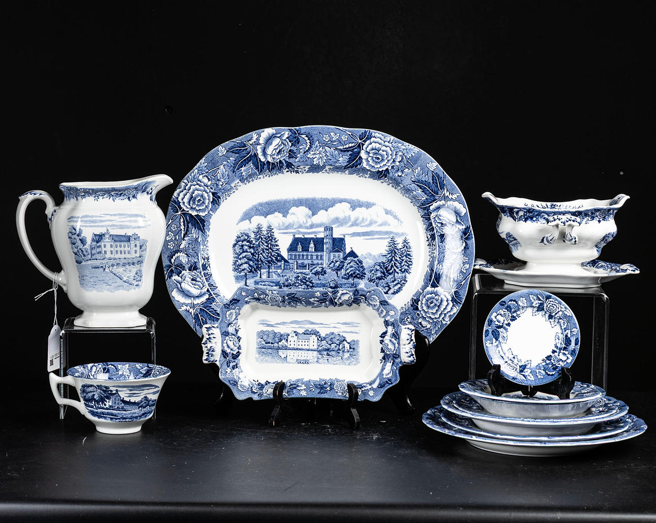 SET DE COMIDA Y TÉ, 85 piezas, «Skåne», Rörstrand.