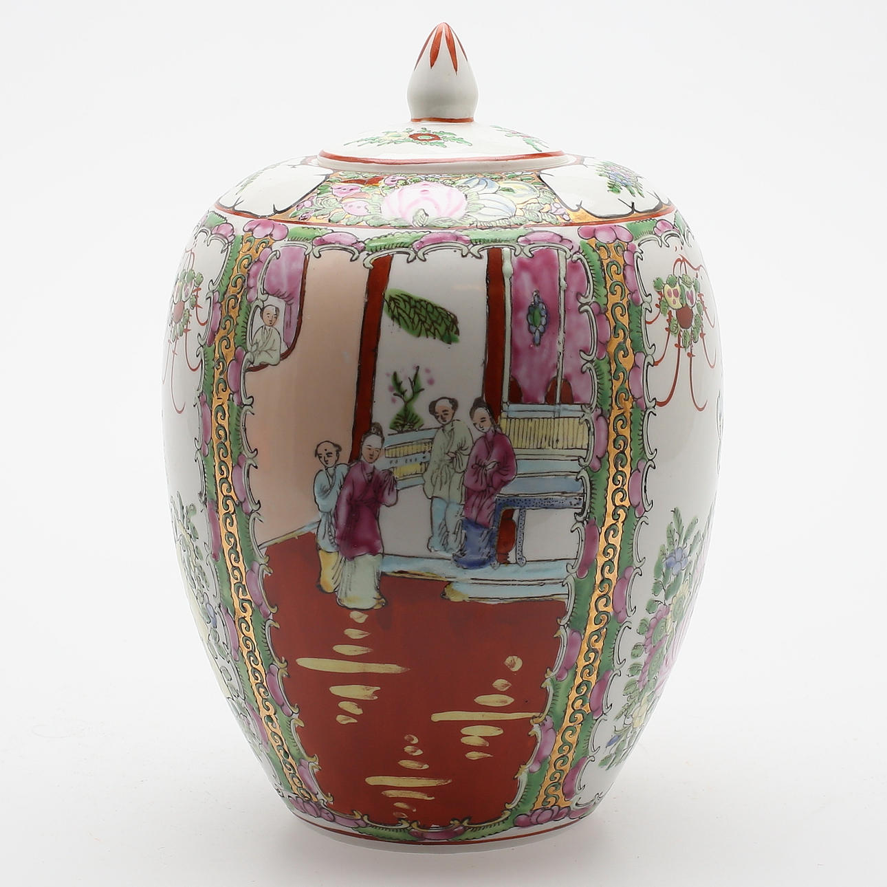 LOCKSKÅL, porslin, orientalisk, 1900-tal.