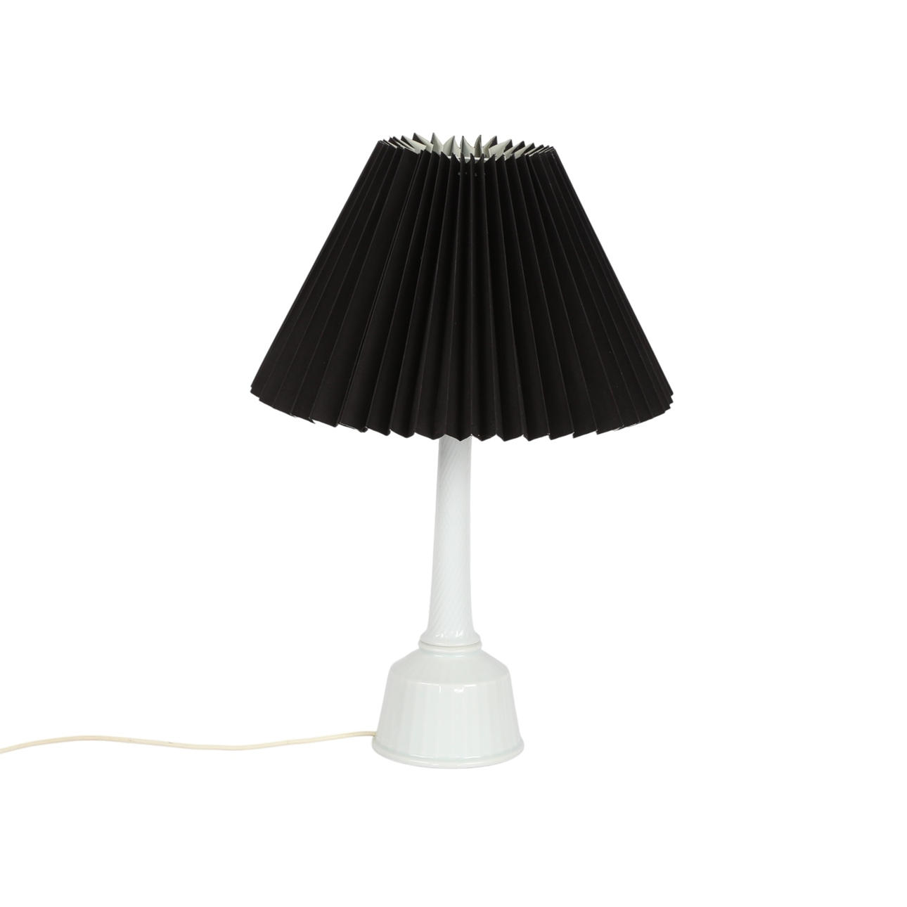 BING & GRØNDAHL. Porcelain table lamp, 1960s.