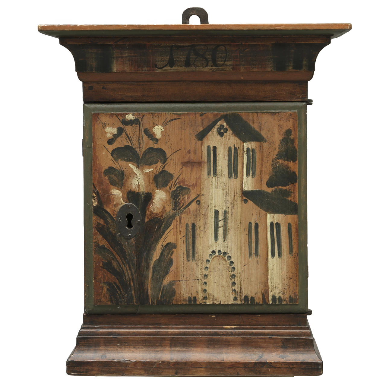 VÄGGSKÅP, daterat 1780.