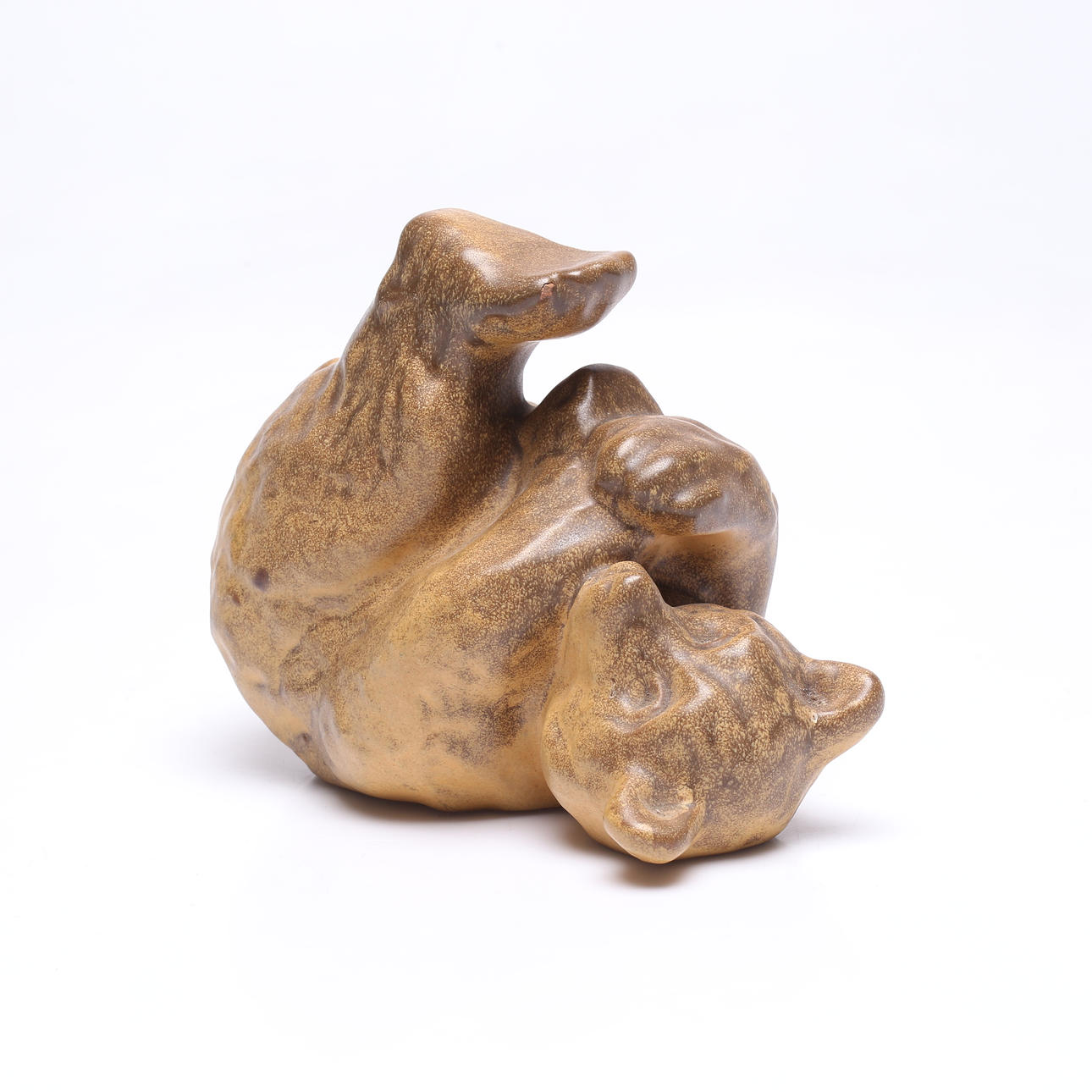 A ceramic figurine, probably Vicke Lindstrand.