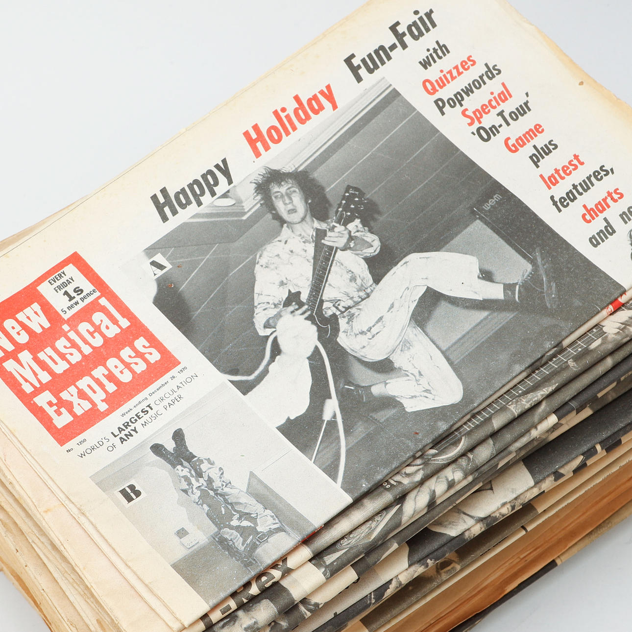 TIDSKRIFTER, ca 289 st, NME-New Musical Express, 1968-1974.