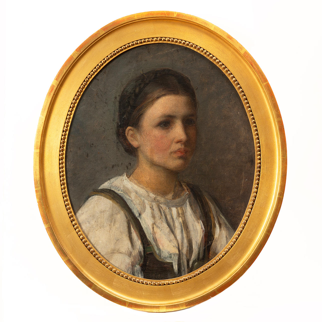 SOFIE RIBBING. Porträtt av flicka.