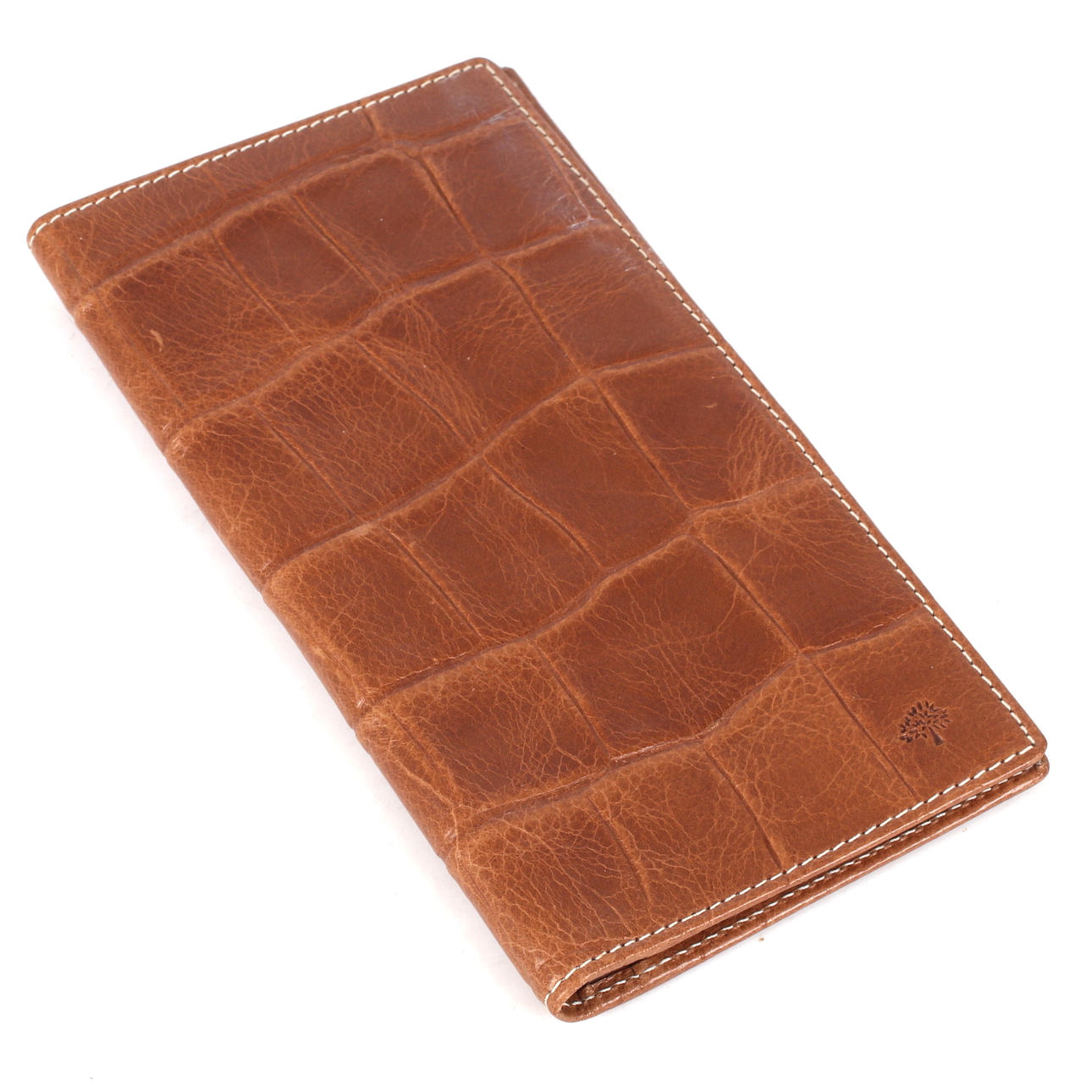 CARD HOLDER, embossed leather, Mulberry.