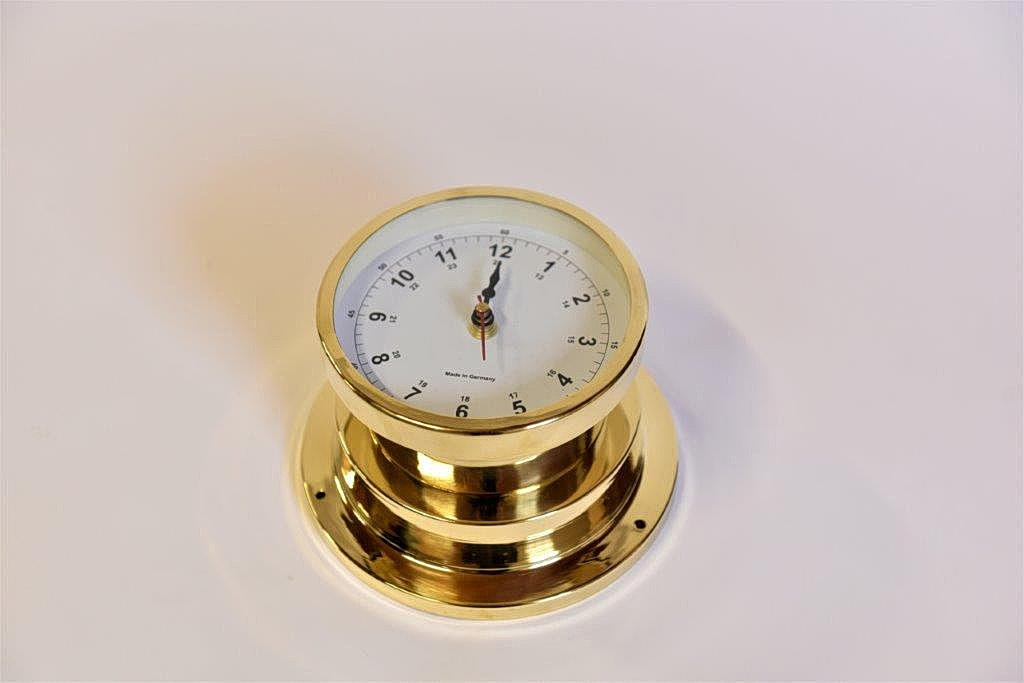 SHIP CLOCK IN BRASS.