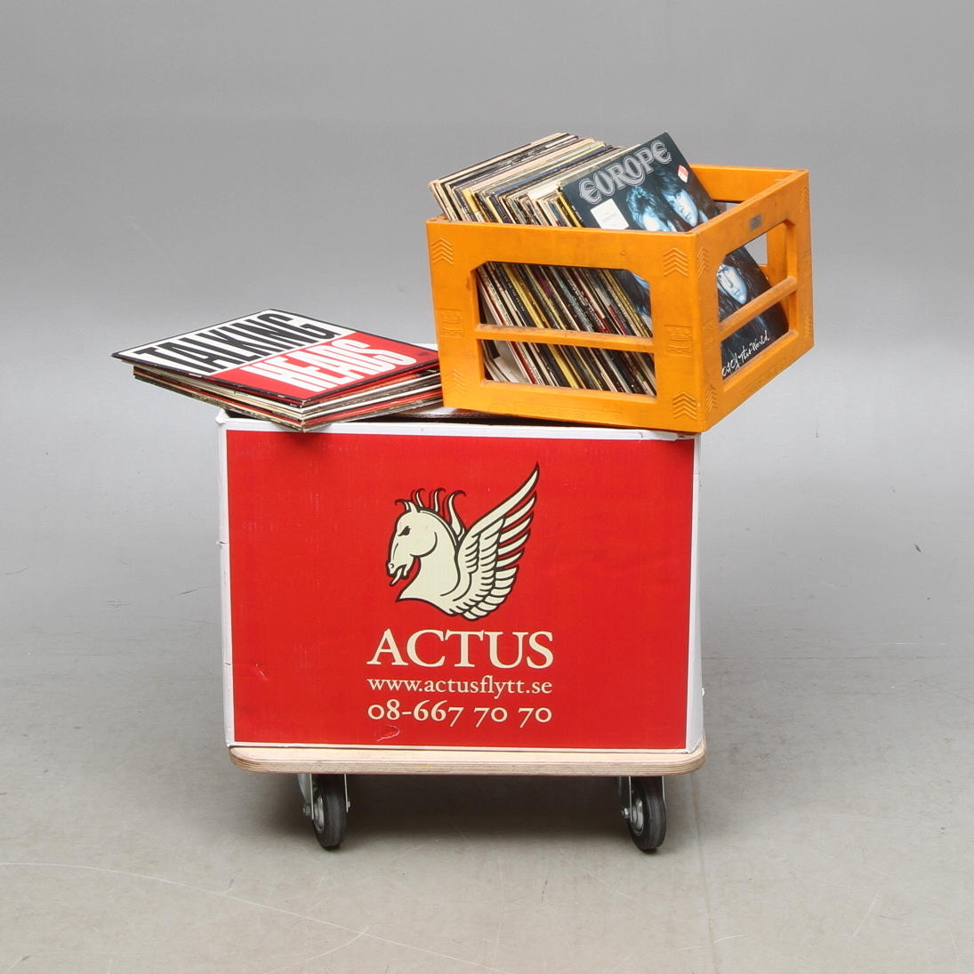 LP-SKIVOR, ca 170 st, mestadels pop, rock och klassiskt.