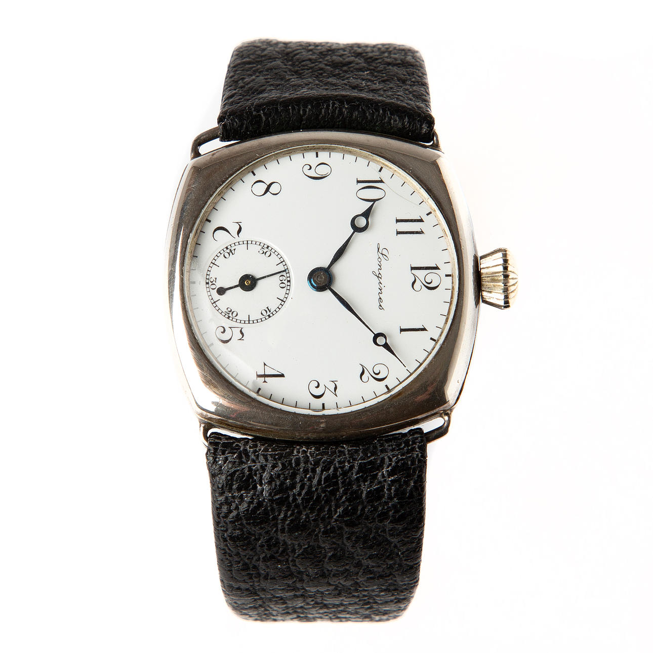 LONGINES, armbandsur, 32 mm, silver, ca 1910.