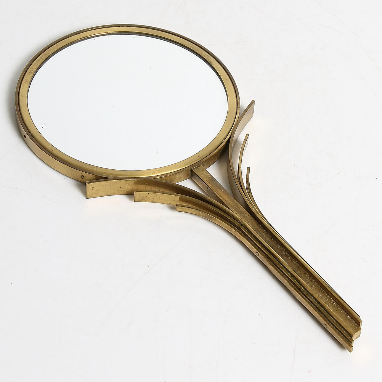 HANDSPEGEL, mässing, Art Deco, Ystad Metall, 1930-tal.