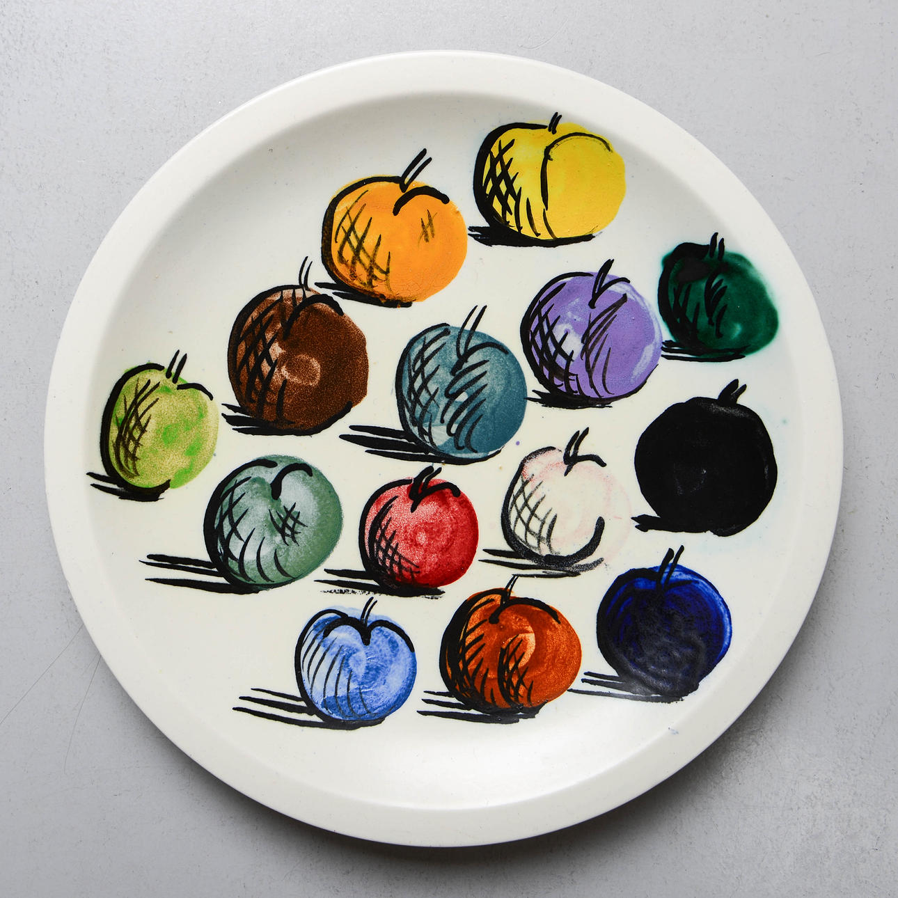 ISAAC GRÜNEWALD. Barrel, Rörstrand, dated 1943.