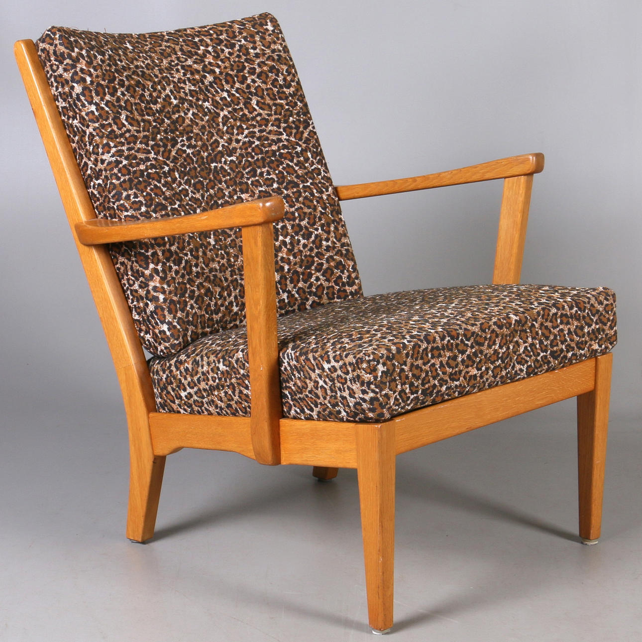 FÅTÖLJ, ek, "Stugan", Carl Malmsten, O.H Sjögren, Tranås, 1900-talets andra hälft.