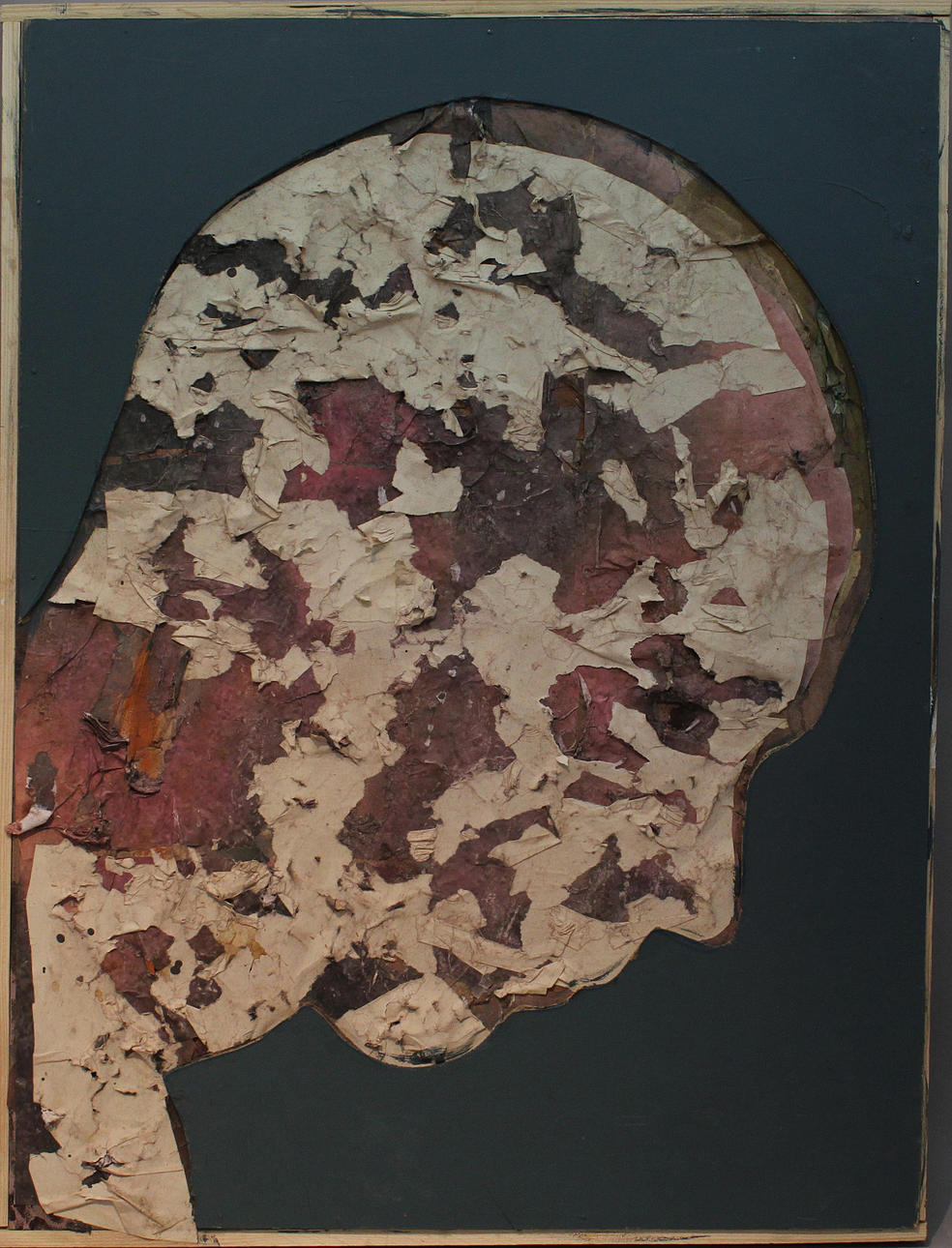 ERIK LAGERWALL. "Ström 7". Mix media. Signerad a tergo och daterad 2012.