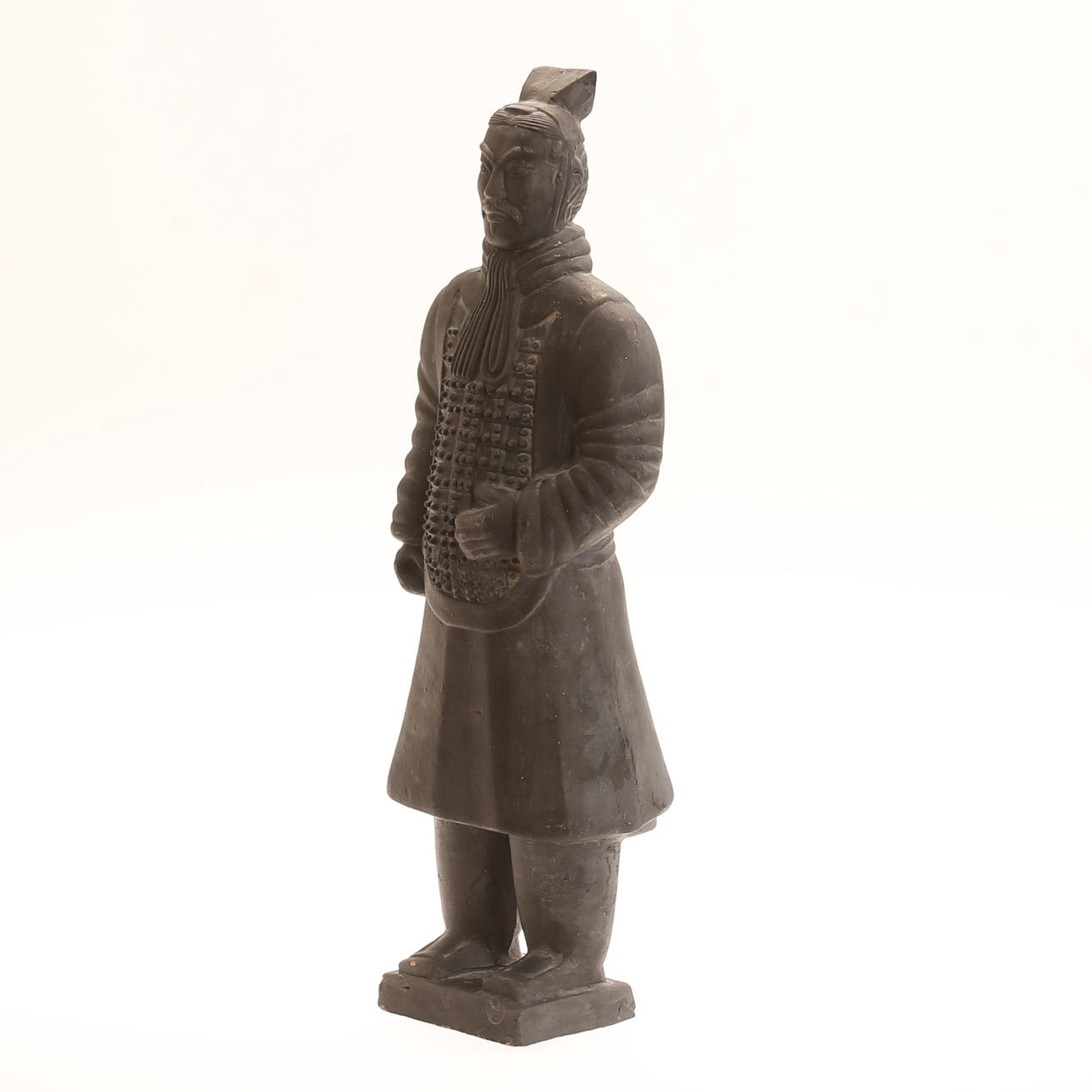 SCULPTURE, stoneware, oriental.