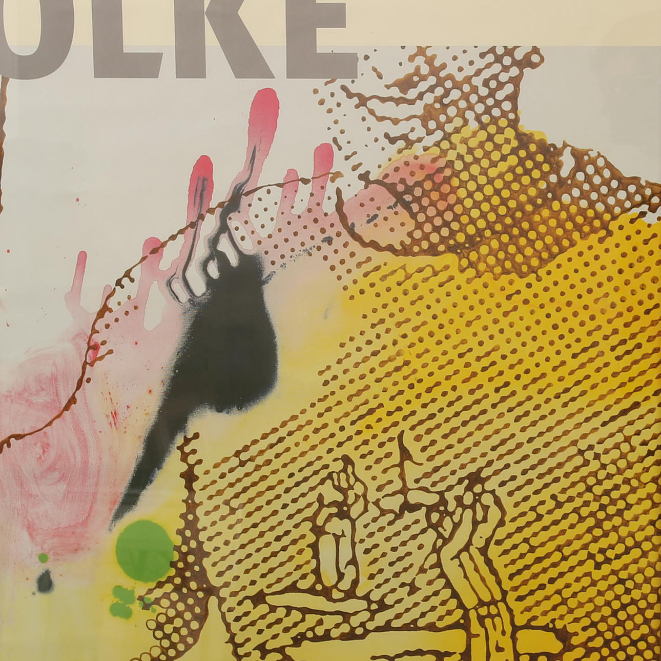 SIGMAR POLKE, exhibition poster, Louisiana 2001. Art - Engravings