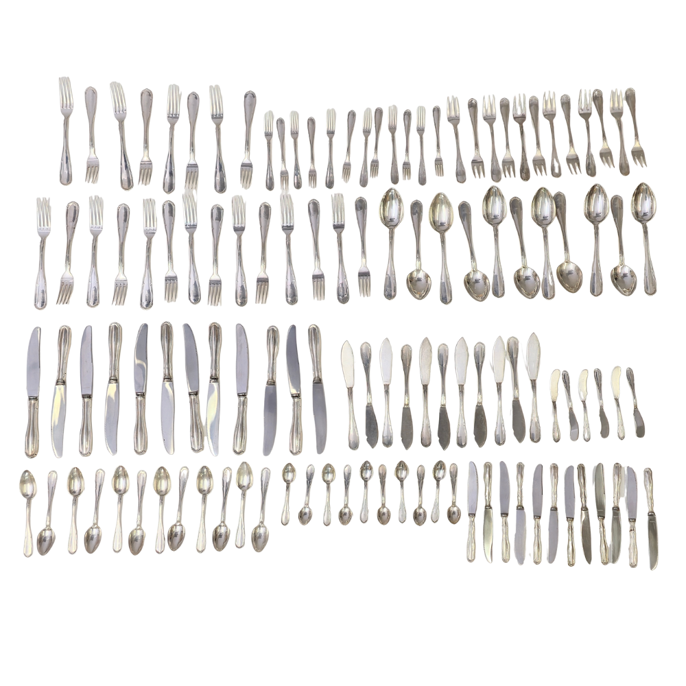 PUNCHED SPANISH SILVER CUTLERY.