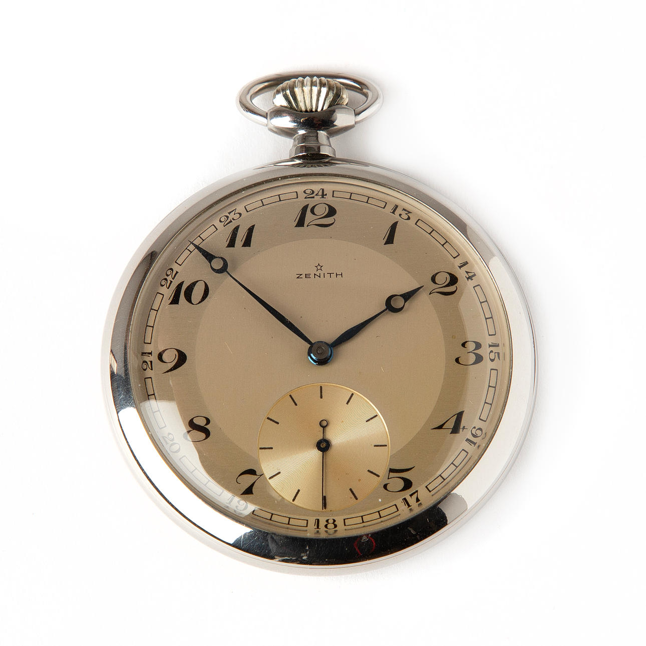 ZENITH, fickur, 49 mm, stål, ca 1940.