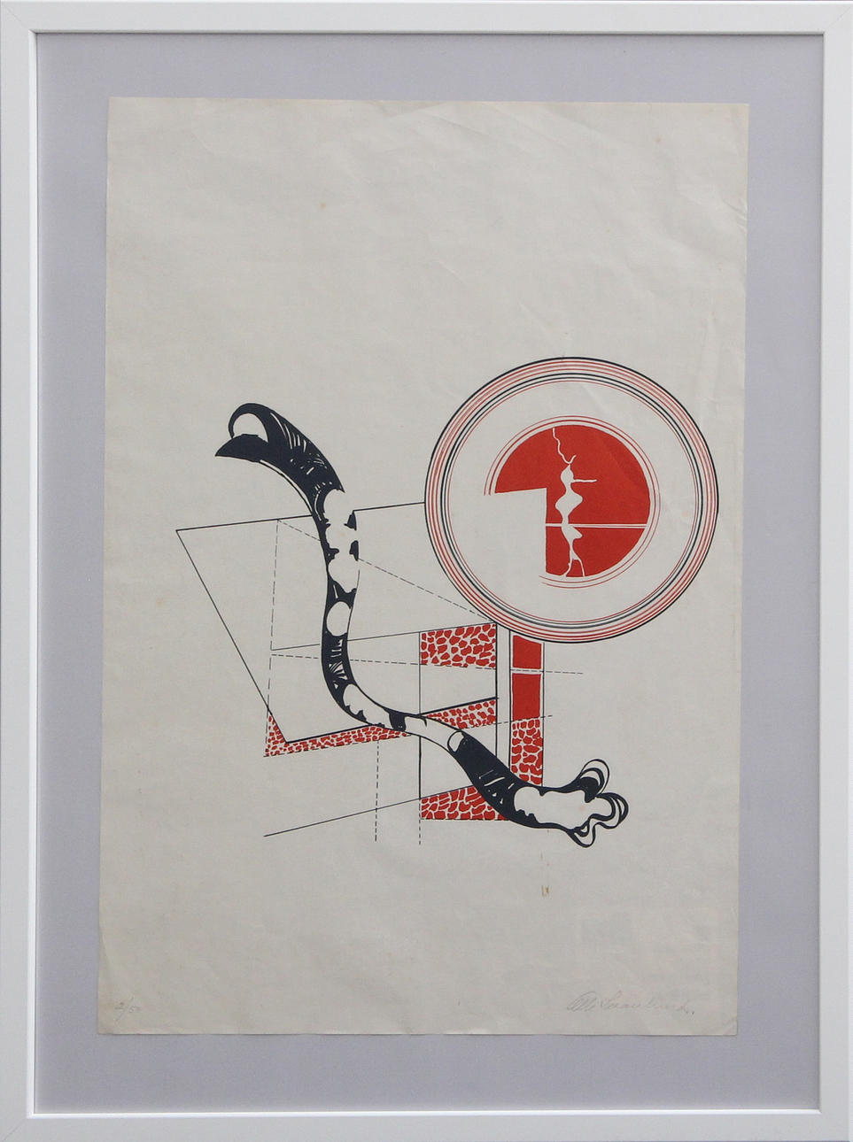 OLLE SVANLUND. LITO NR 2/50, signed.