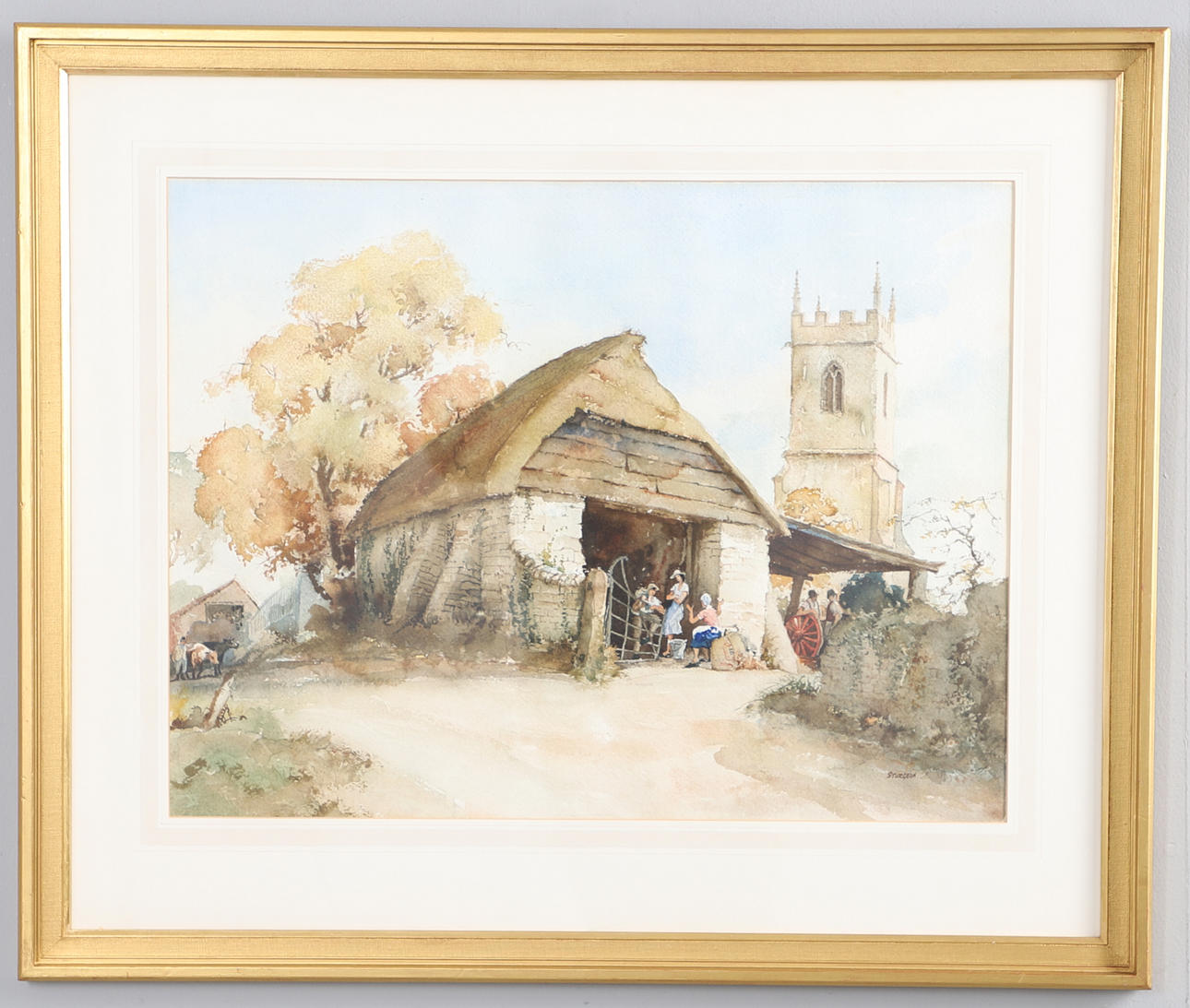 ERIC RICHARD STURGEON (1920-1999). OLD BARN, PITNEY.