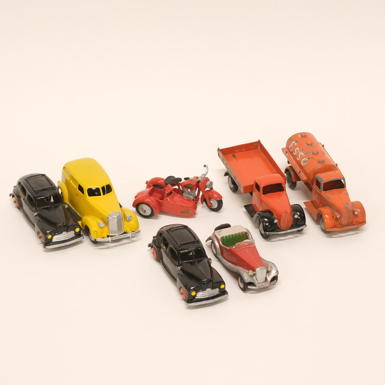 TEKNO. SJU MODELLBILAR. DANMARK.