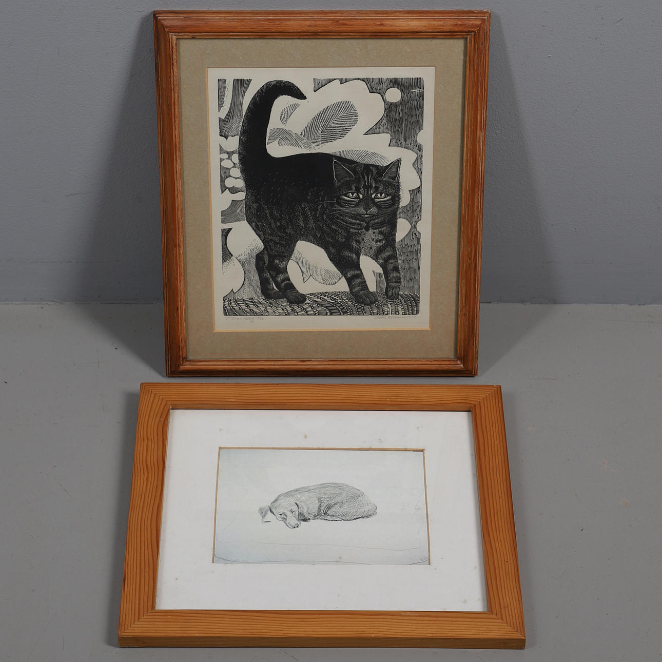 SHEILA ROBINSON (1925-1988). '2ND BLACK TABBY'.