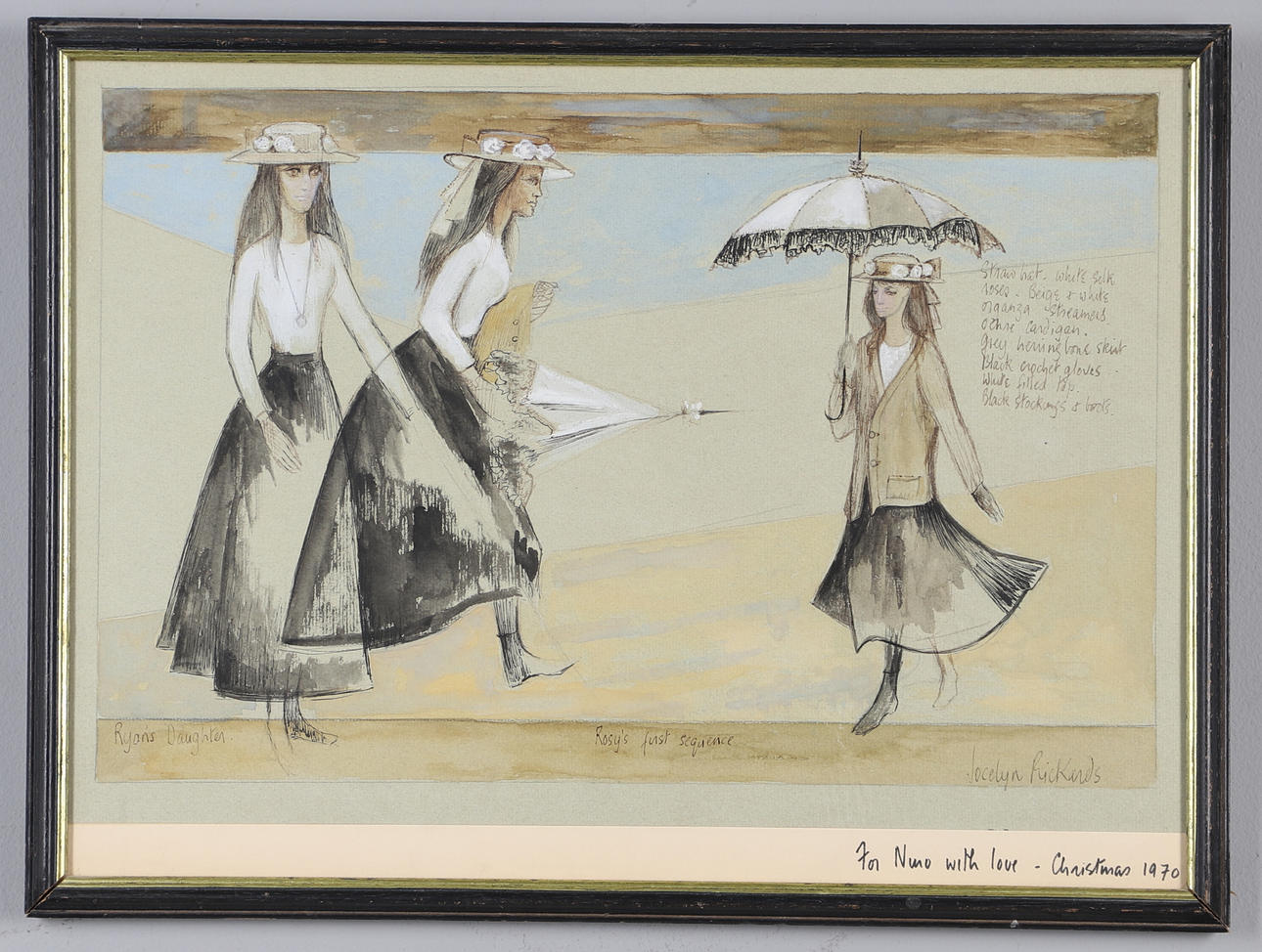 JOCELYN RICKARDS (1924-2005). THREE FIGURE STUDIES.