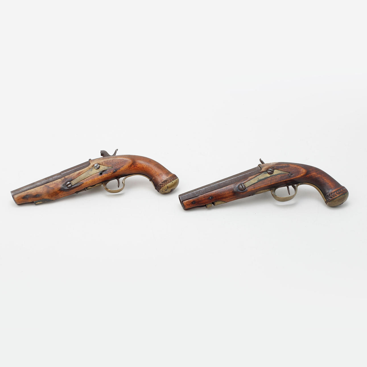 A set of two lock guns, 19th century. Weapons & Militaria - Guns ...