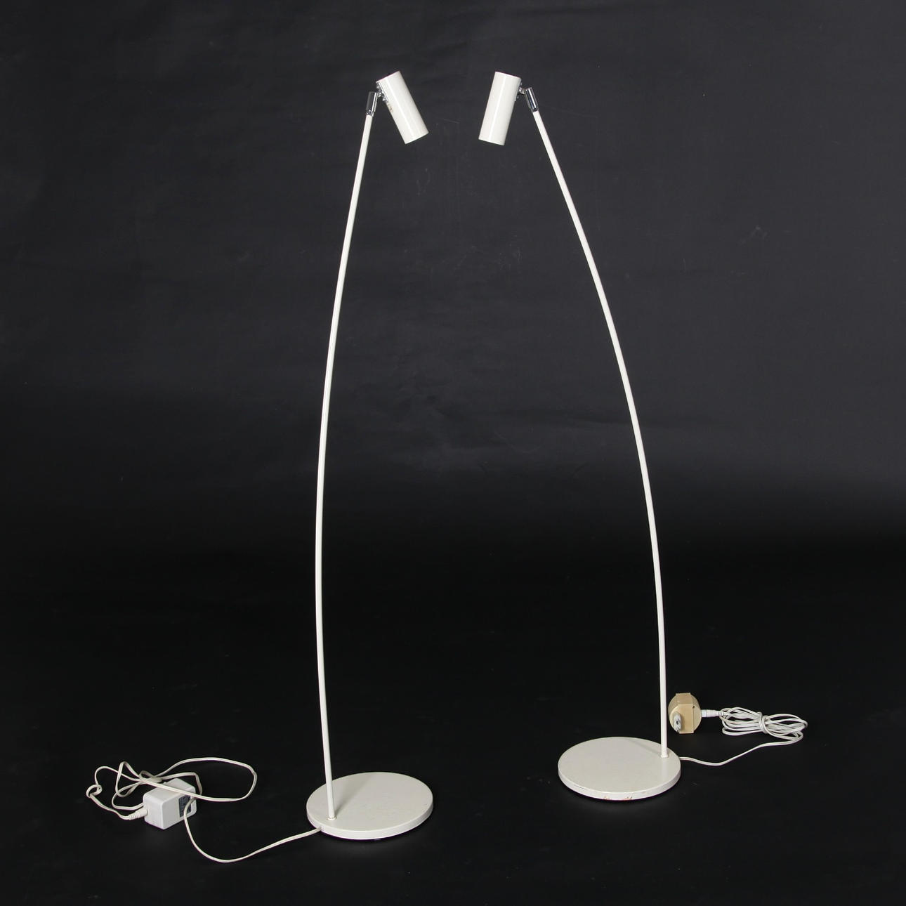 GOLVLAMPOR, 1 par, "Minipoint", Örsjö Belysning.