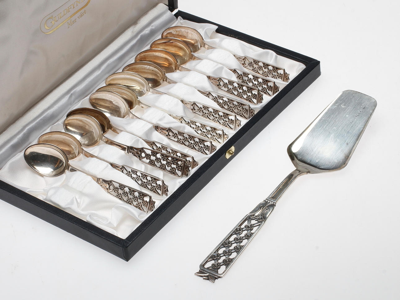 BESTICK, 12 delar, "Princess", Ceson, Silver, vikt ca 200 gram.