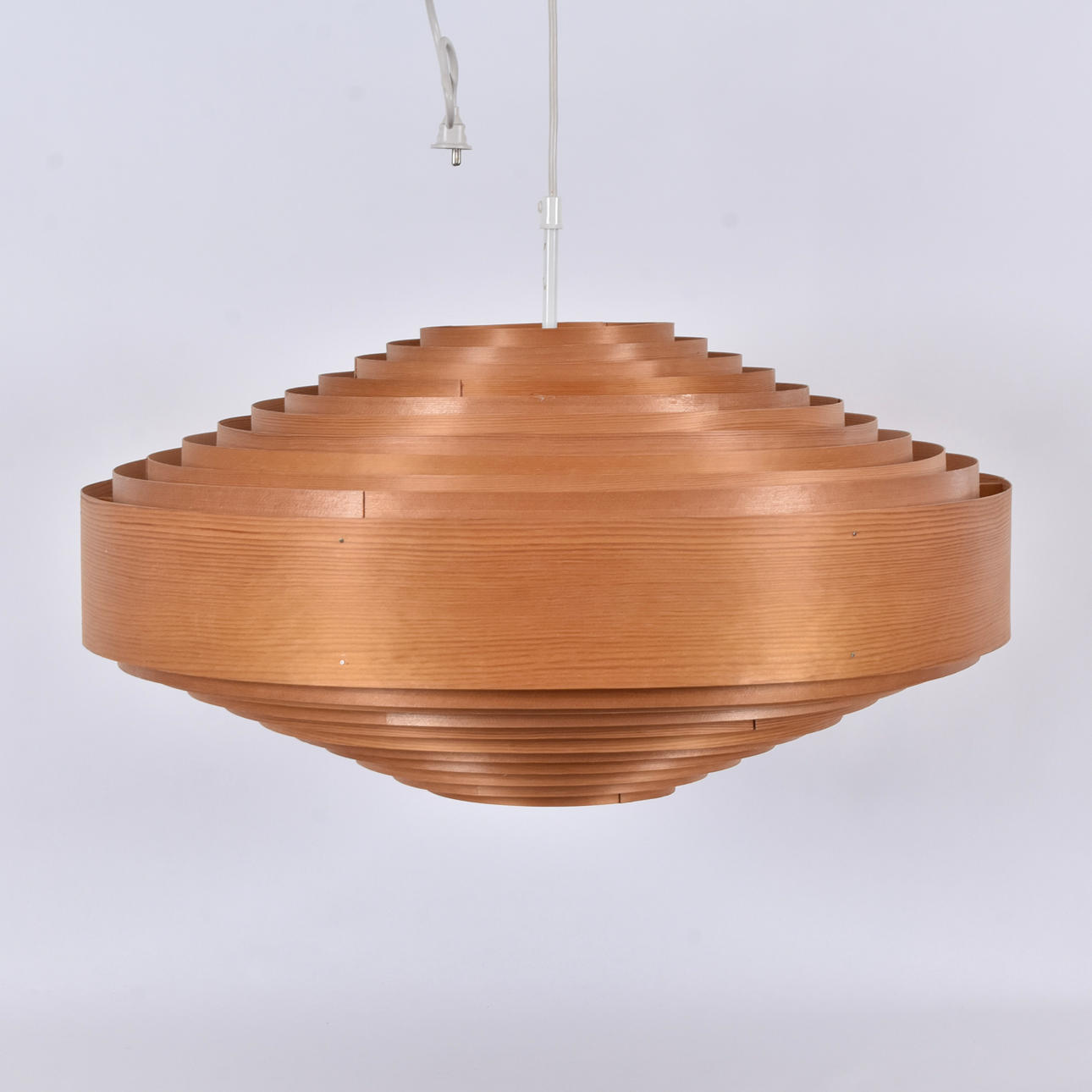 HANS AGNE JAKOBSSON. Chipboard lamp, pine, Markaryd.