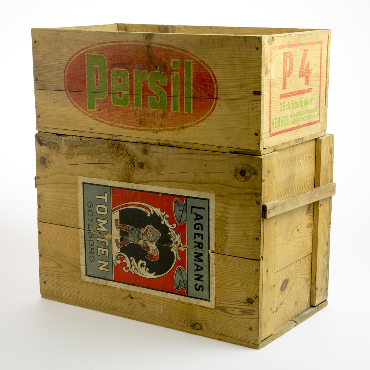 LÅDOR, 2 stycken, trä, Tomten samt Persil.