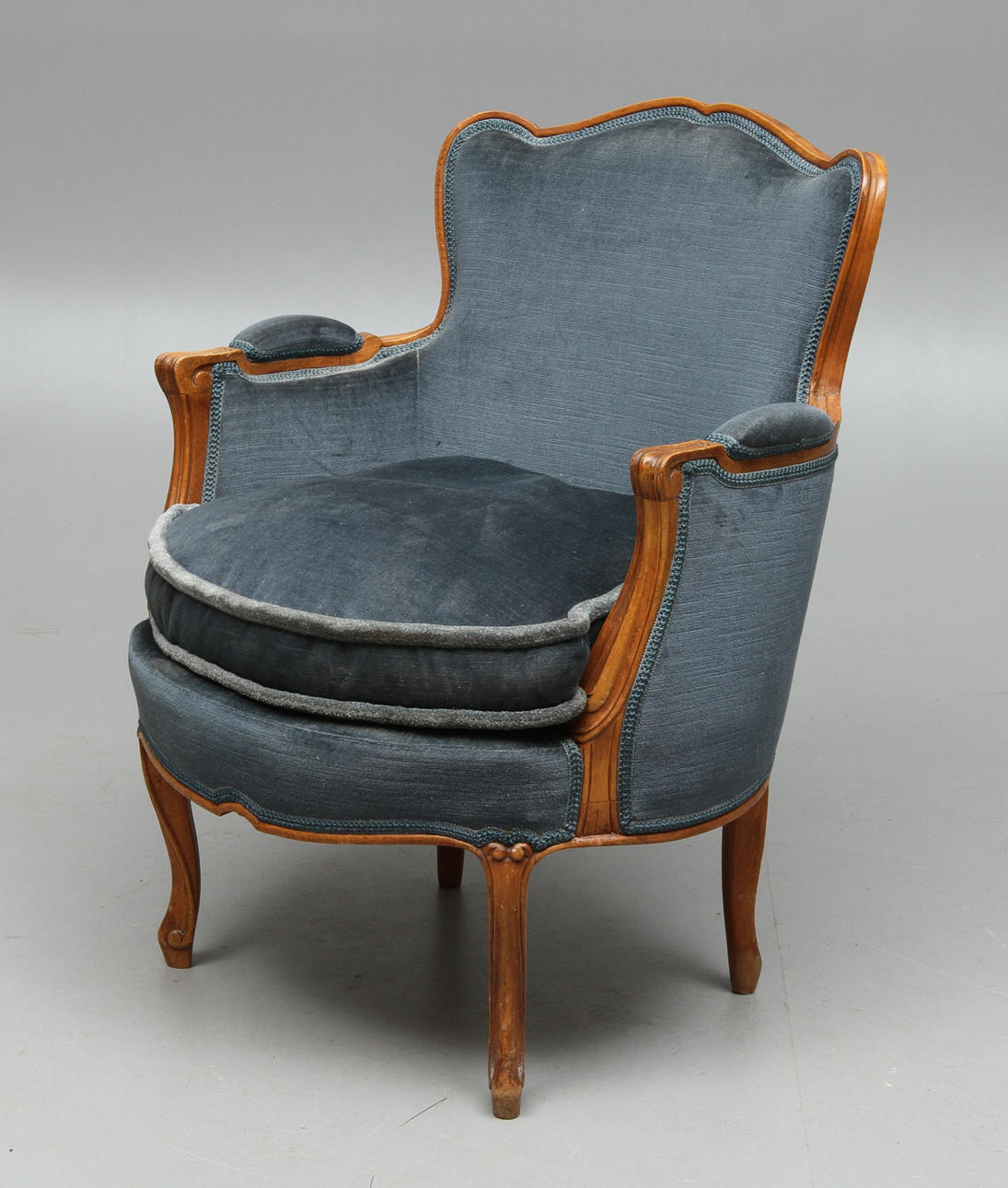 FÅTÖLJ, rokokostil, 1900-tal.