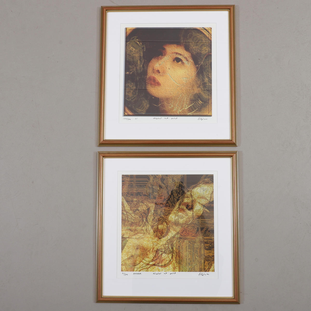 THEIS ELJAS. Digital Art Prints, 2 pcs, signed and numbered.