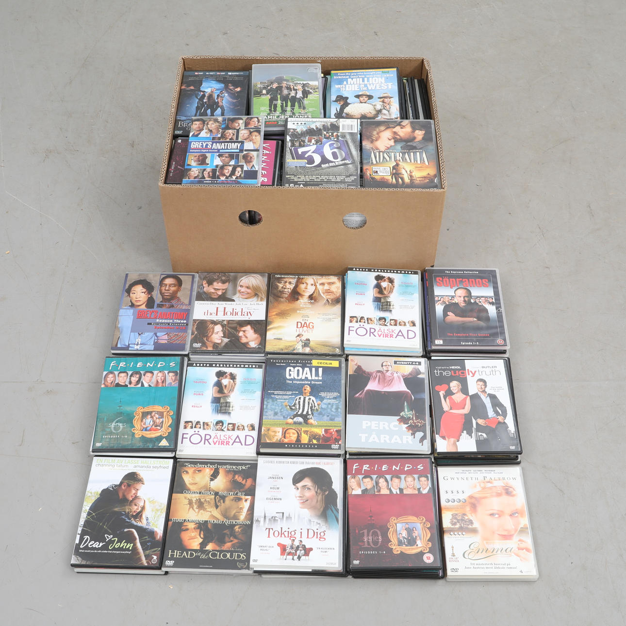 DVD-FILMS, approx. 200 pieces, mixed films.