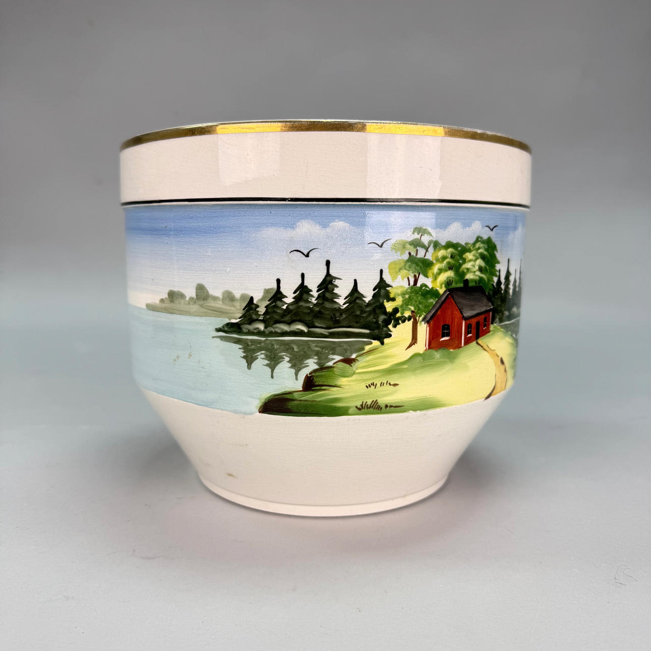 OUTER LINING- Gefle, Hand painted.