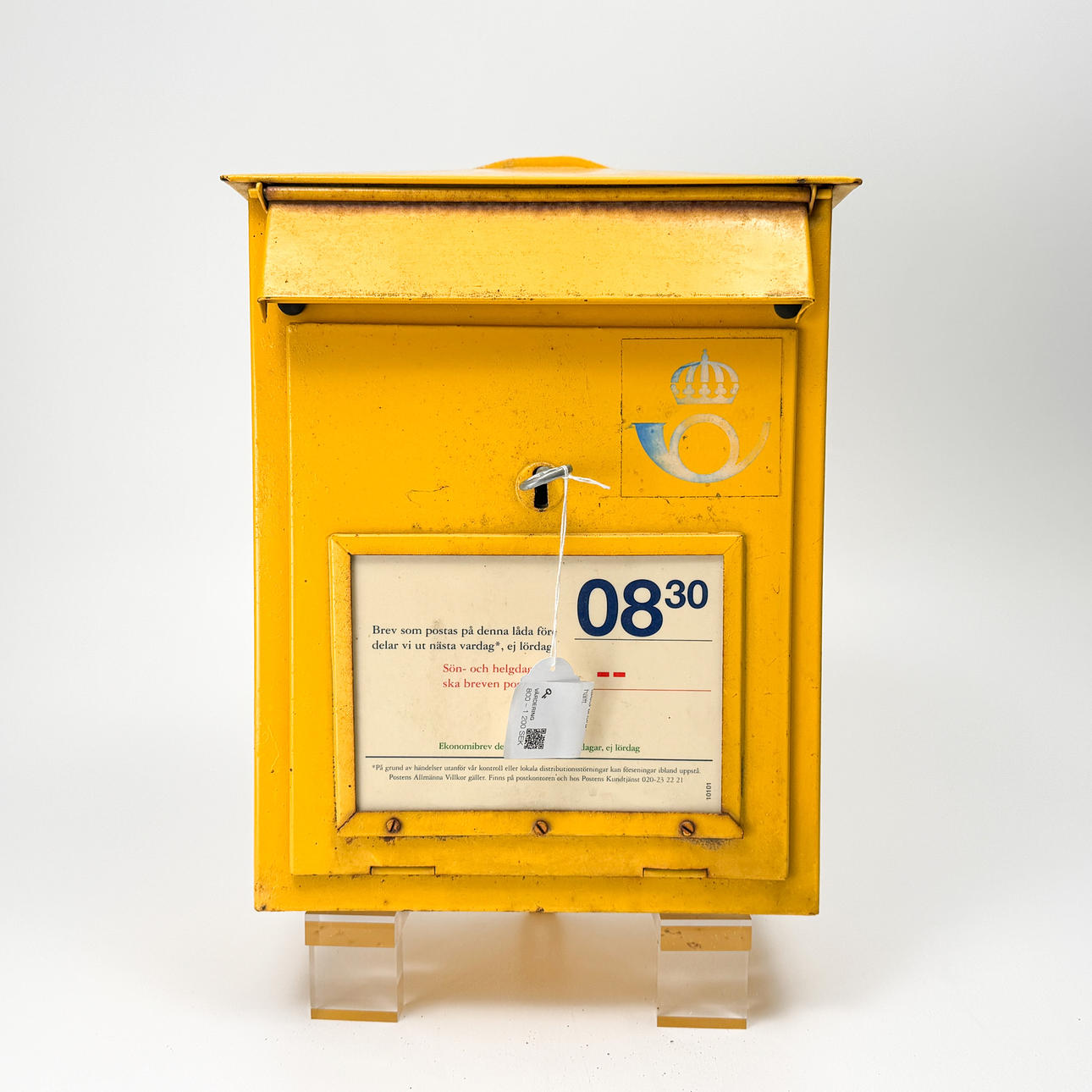 POSTVERKET, brevlåda, 1900-talets andra hälft.