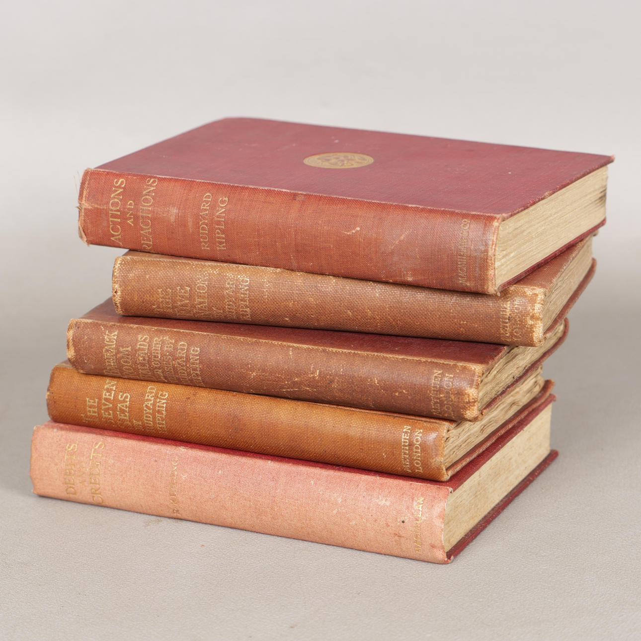 KIPLING (RUDYARD) "ACTIONS AND REACTIONS" (5).