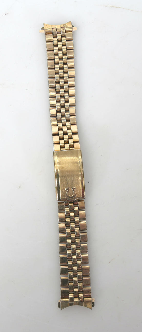 URLÄNK, guldpläterad 20 micron, Omega, 1960-tal.