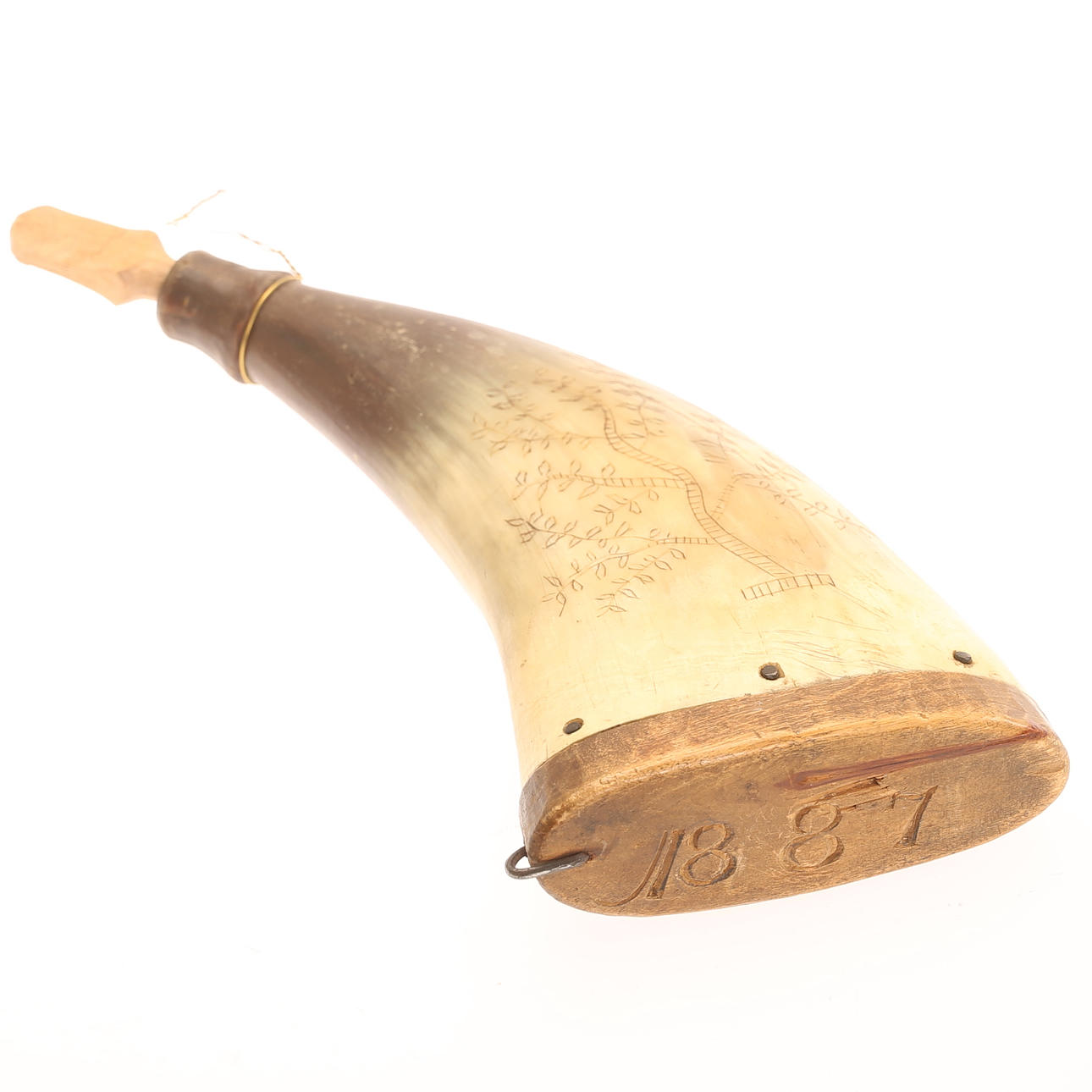 KRUTHORN, wood, bone, dated 1884.