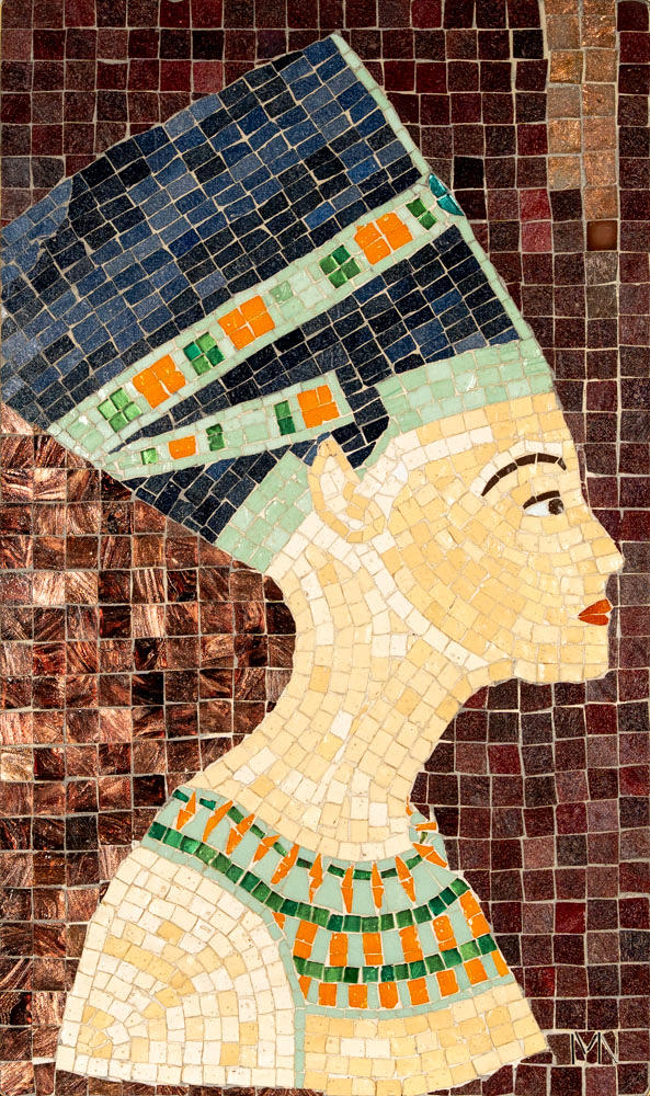 OIDENTIFIERAD KONSTNÄR. VÄGGMOSAIK, 1900-talets senare hälft.