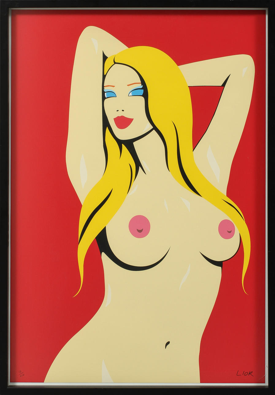 RON LIOR. Färgseriegrafi, signerad och numrerad 13/250.