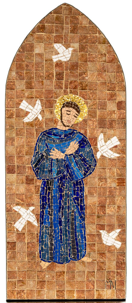 OIDENTIFIERAD KONSTNÄR. VÄGGMOSAIK, 1900-talets senare hälft.