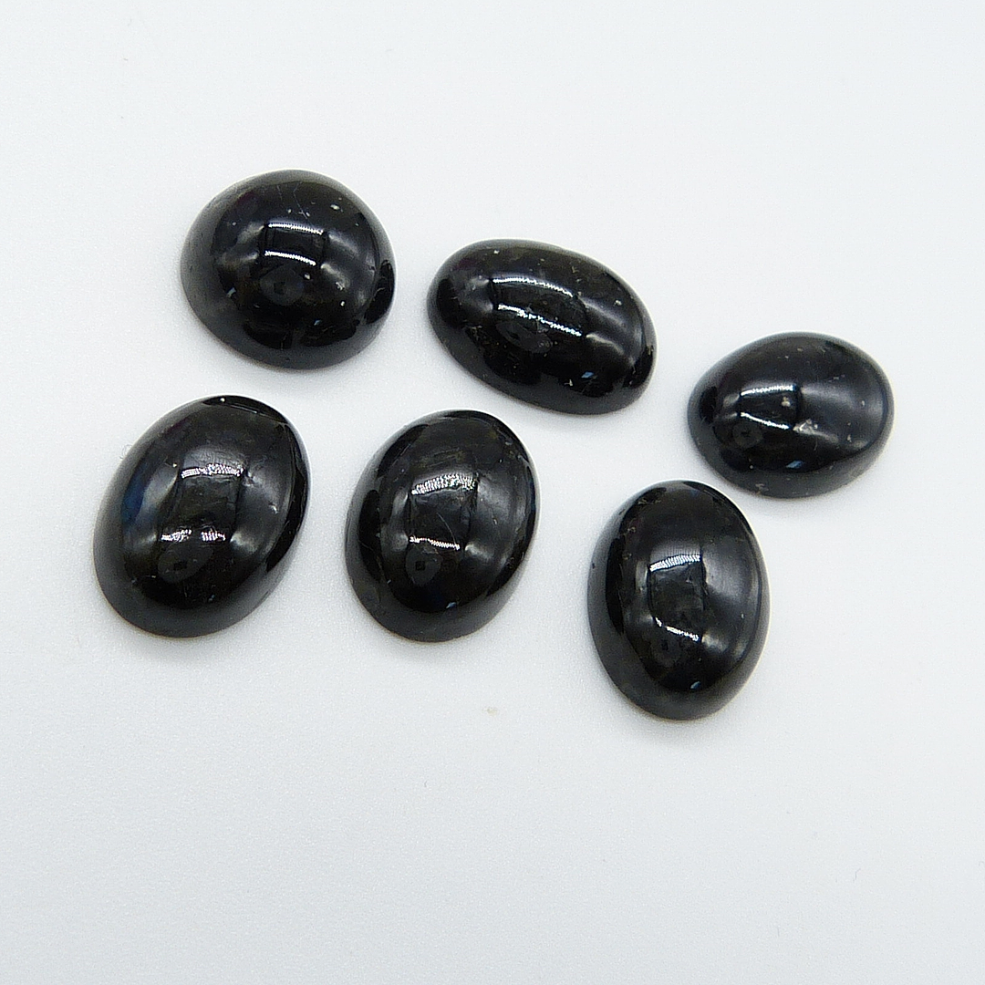 6 LARGE LABRADORITE GEMSTONES.